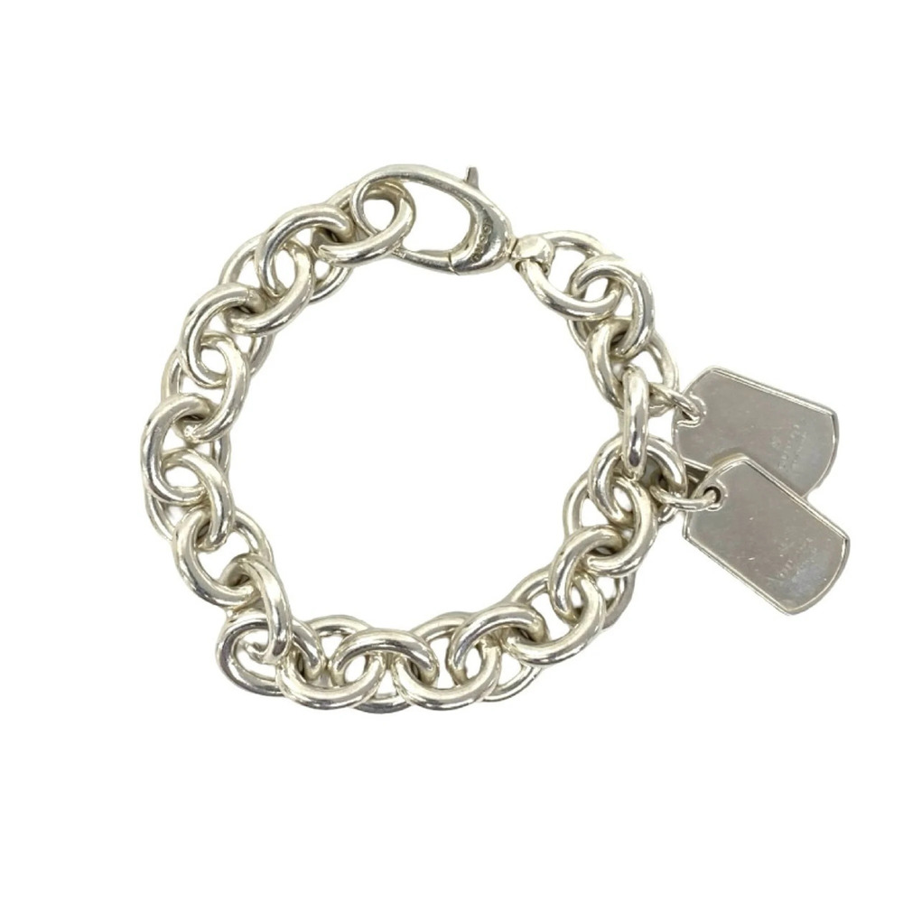 GUCCI Silver Charm Bracelet
